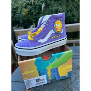 Vans Kids SK8-Hi Zip The Simpsons Lisa 4 Prez Sz 11 NEW